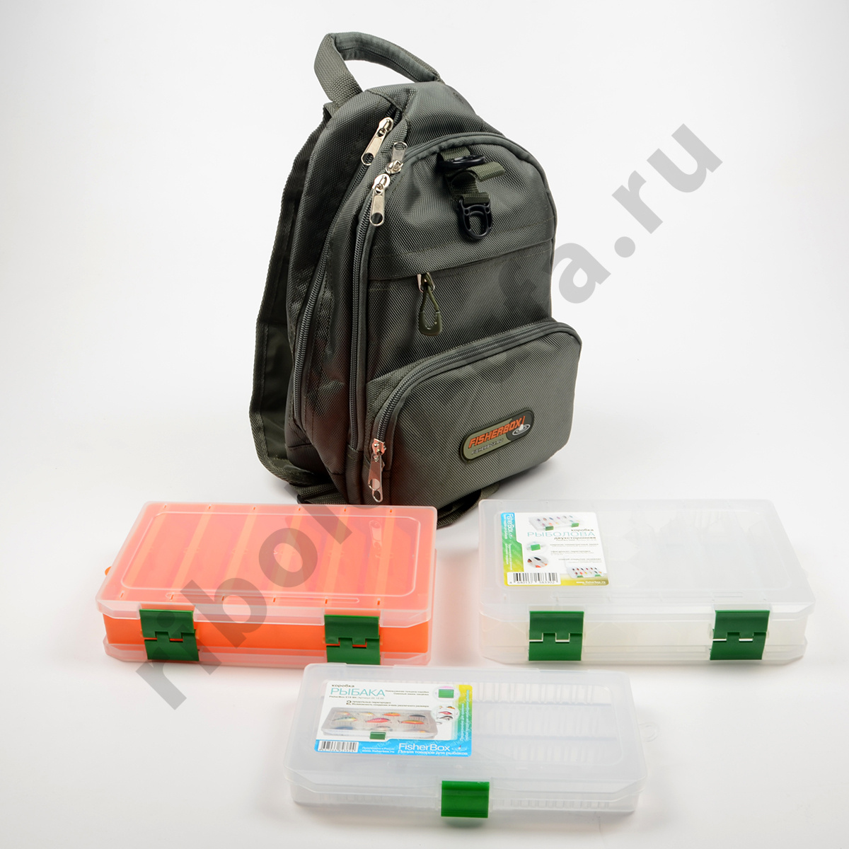 Рюкзак Fisherbox Р-01 (в комплекте коробки fisherbox: 240D-2 шт, 216sh-1 шт.)