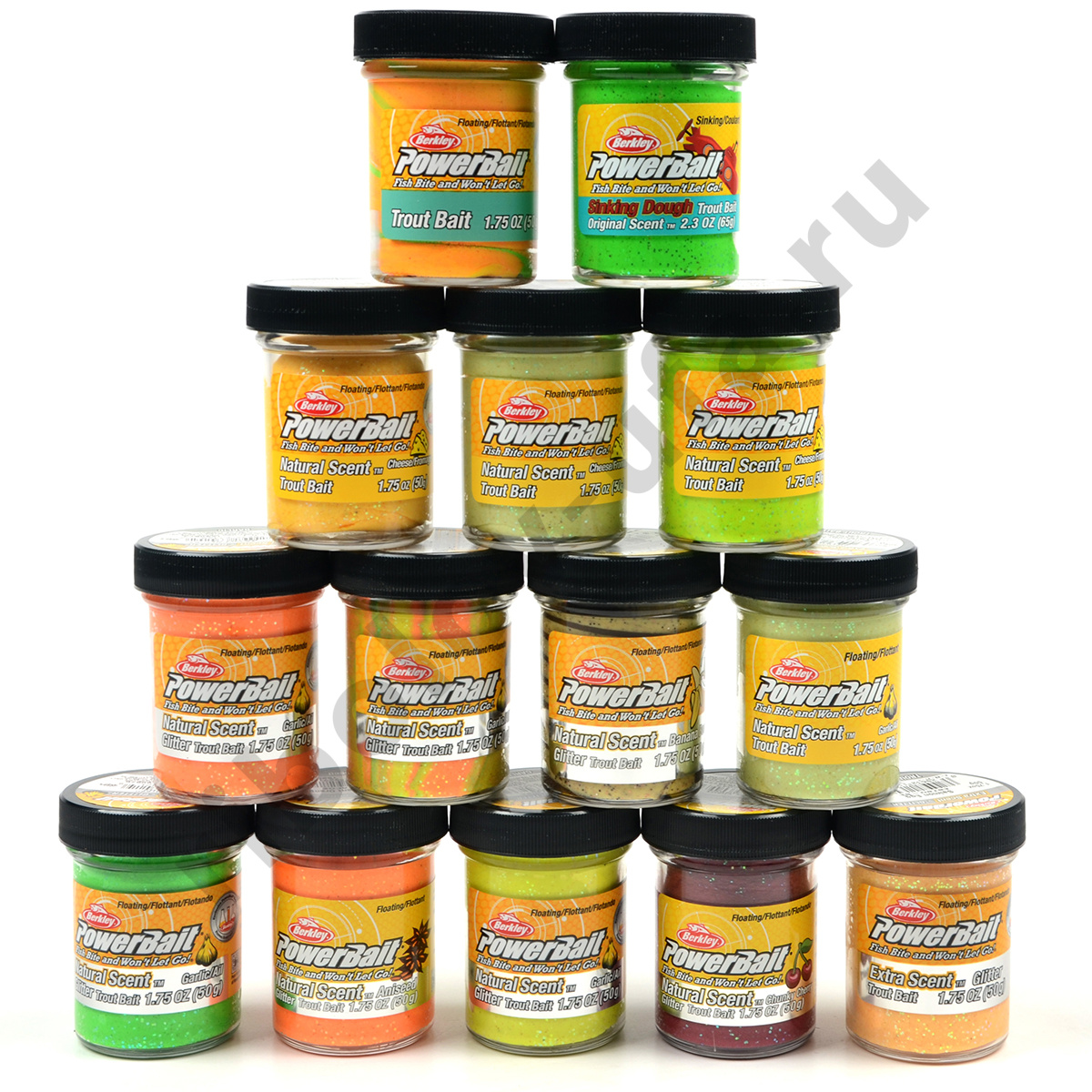 Паста форелевая Berkley PowerBait Trout Bait Fruits Chunky Cherry/Рубленная вишня 50гр