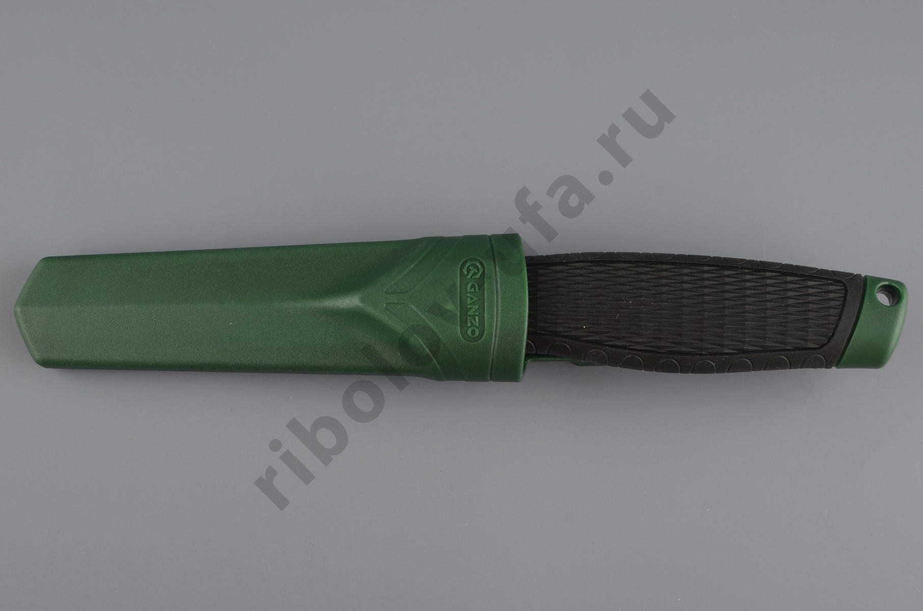Нож Ganzo G806-GB, черный с зеленым