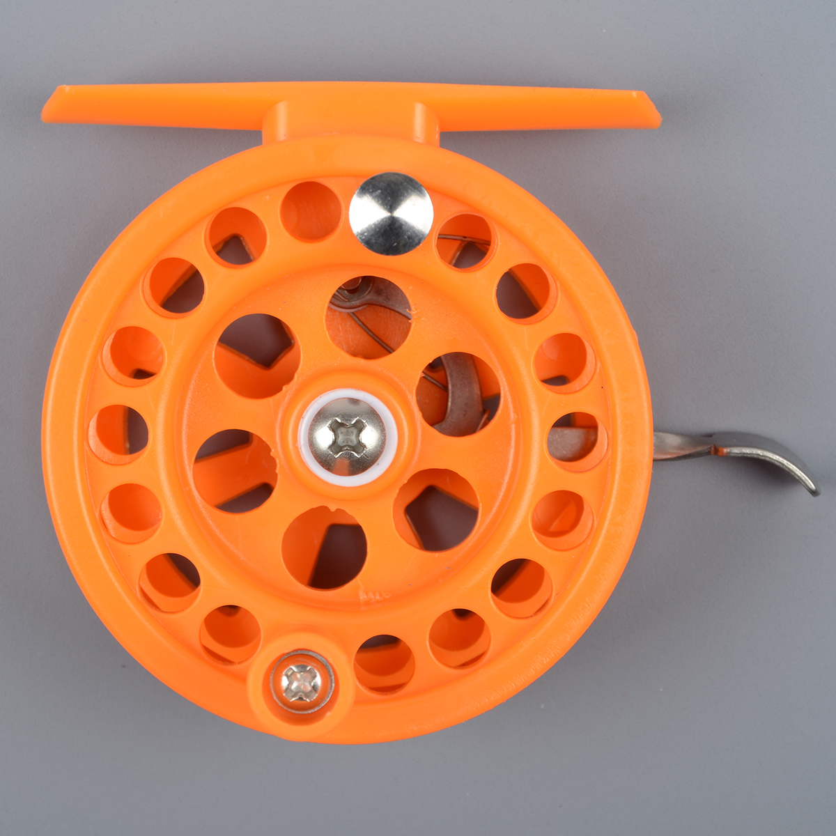 Катушка проводочная Kosadaka Explorer PM 60L Orang универс. пластик. с рычаж. спуском под левую руку