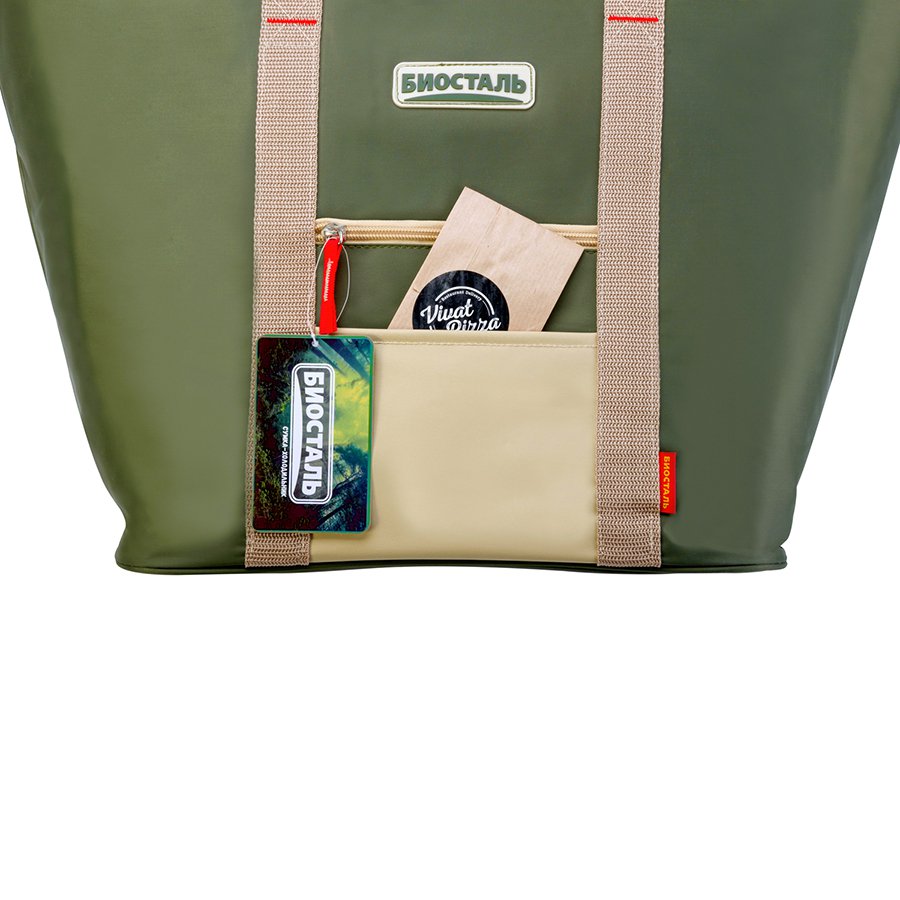 Сумка холодильник Biostal Фэмили 15л TB-15G цв. Зеленая тайга