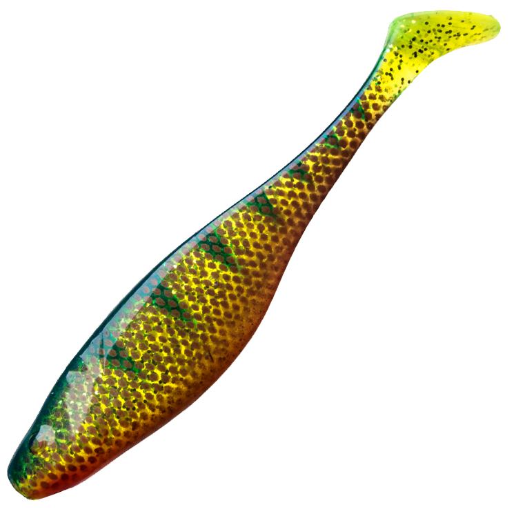 Силиконовая приманка Narval Commander Shad 14cm #018-Blue Perch (3шт/уп)