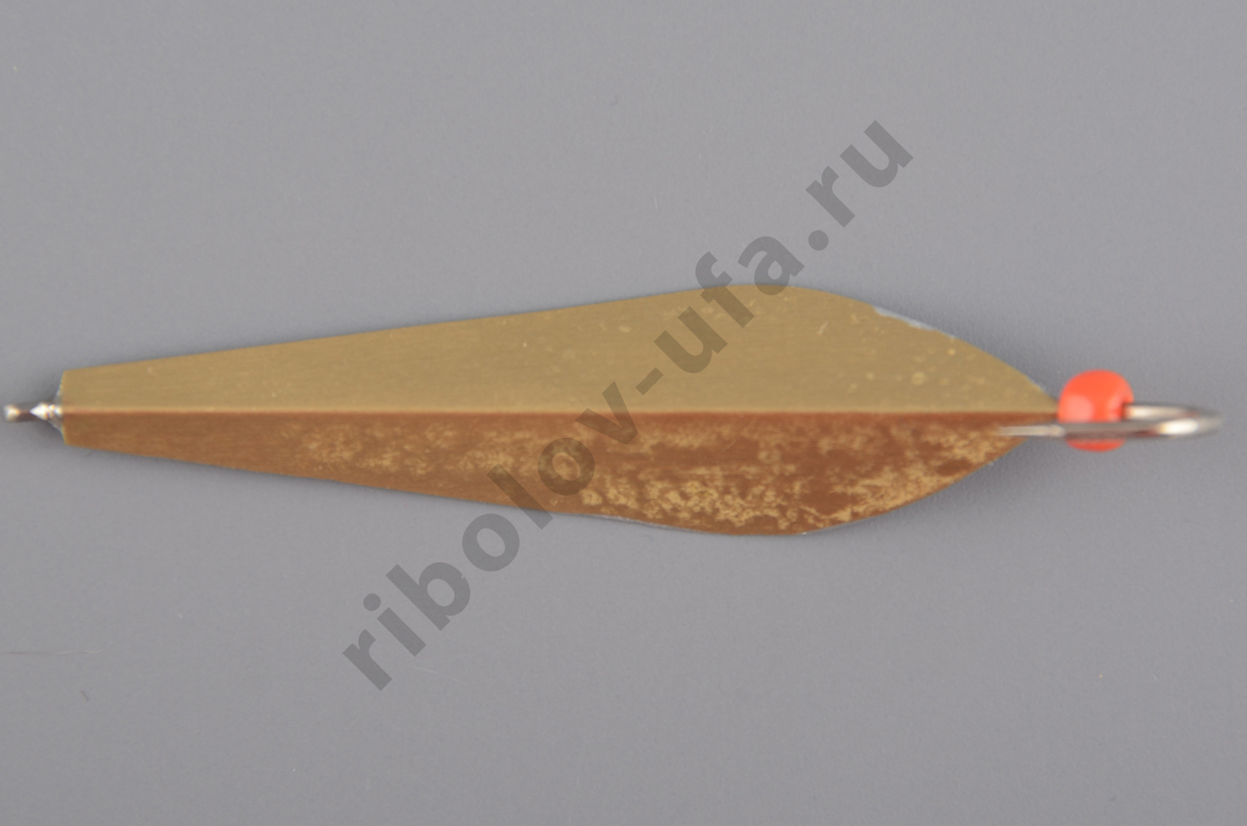 Блесна Курганская №17 с 1-м крючком, 50мм цв. золото