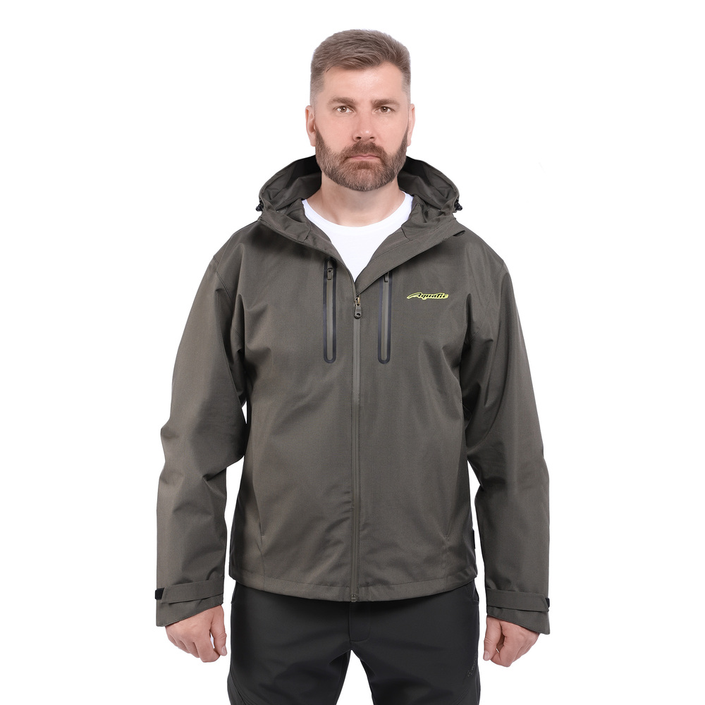 Куртка Aquatic КД-03 от дождя (мембрана 15000/15000) цвет: хаки, размер L