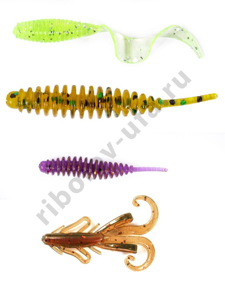 Набор приманок Lucky John Pro Series Perch Snack Pack Mix 4