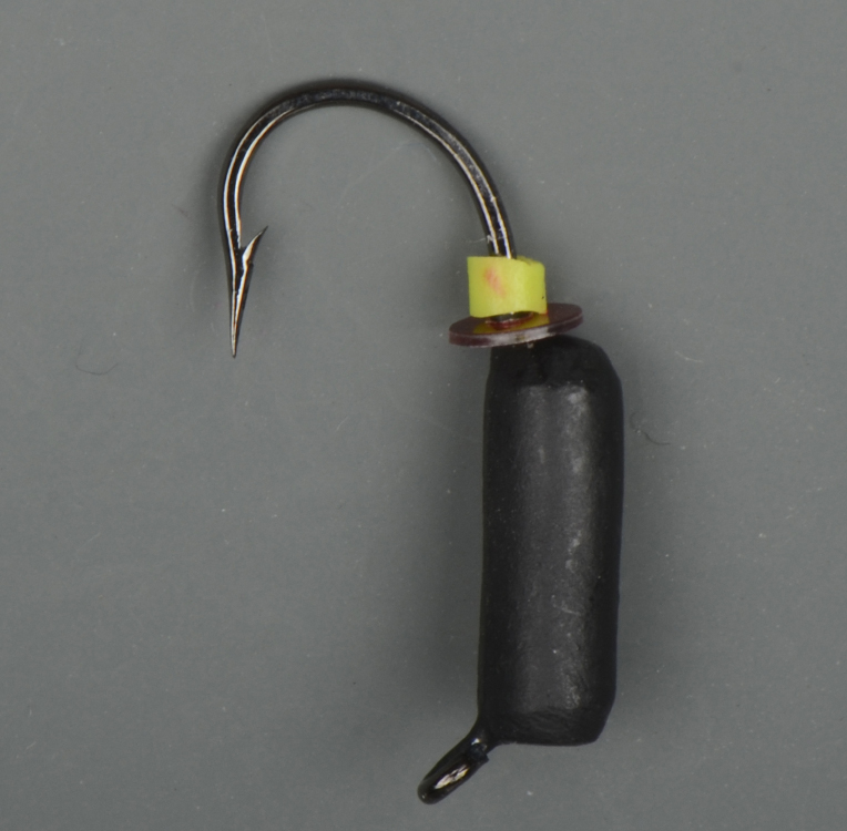 Мормышка Wormix точеная вольфрамовая Столбик d=2.5 черный арт. 326