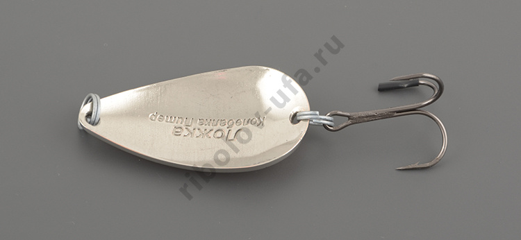 Блесна Бубнов колеблющаяся Ложка-классика 15 гр. кр/бел