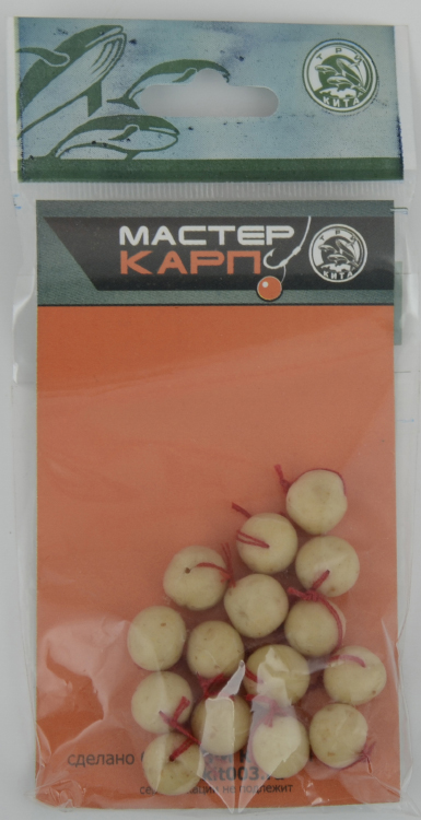 Бойлики Три кита Мастер Карп d.10 мм мед (уп/12 шт)