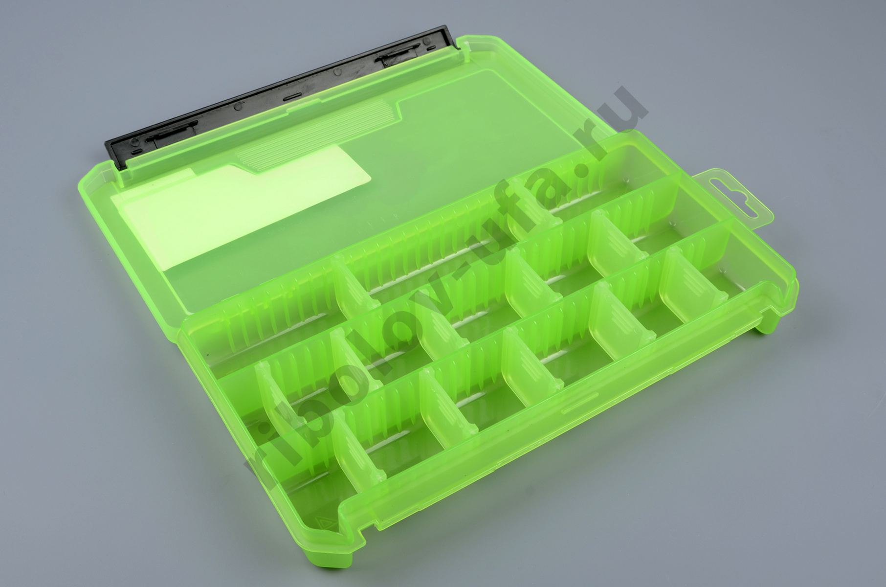 Коробка КДП-2 для приманок 230*115*35мм цв. зеленый  Три Кита