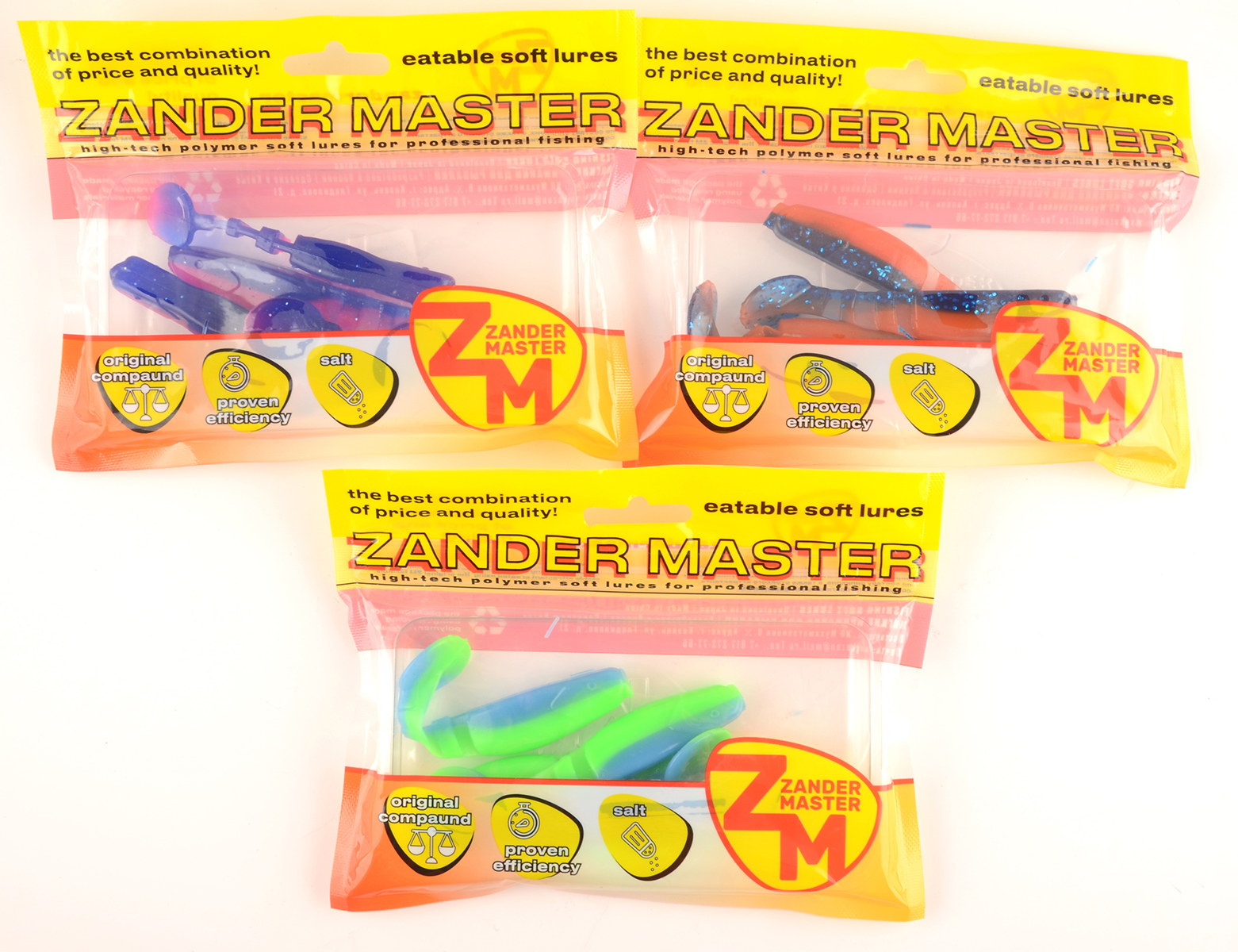 Силиконовая приманка Zander Master Hufer (Kopyto) 80мм, 6,4гр цв. 31