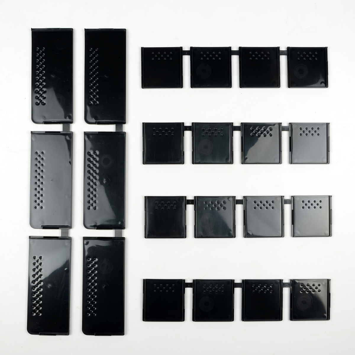 Чемодан Meiho Versus 2-ярусный (480*356*186), черный (VS-3080-B)