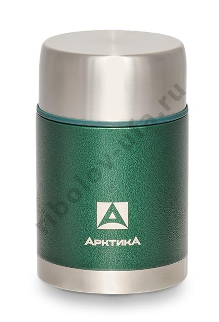 Термос Арктика 306-800А с широким горлом 1,0л в чехле цв. зеленый 