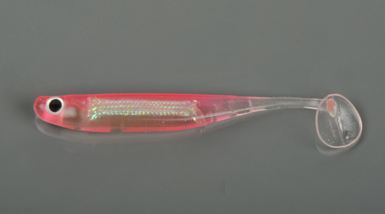 Силиконовая приманка Allvega LL Flashy Shad 11,5см  5,4гр. (4 шт) цвет pink minnow