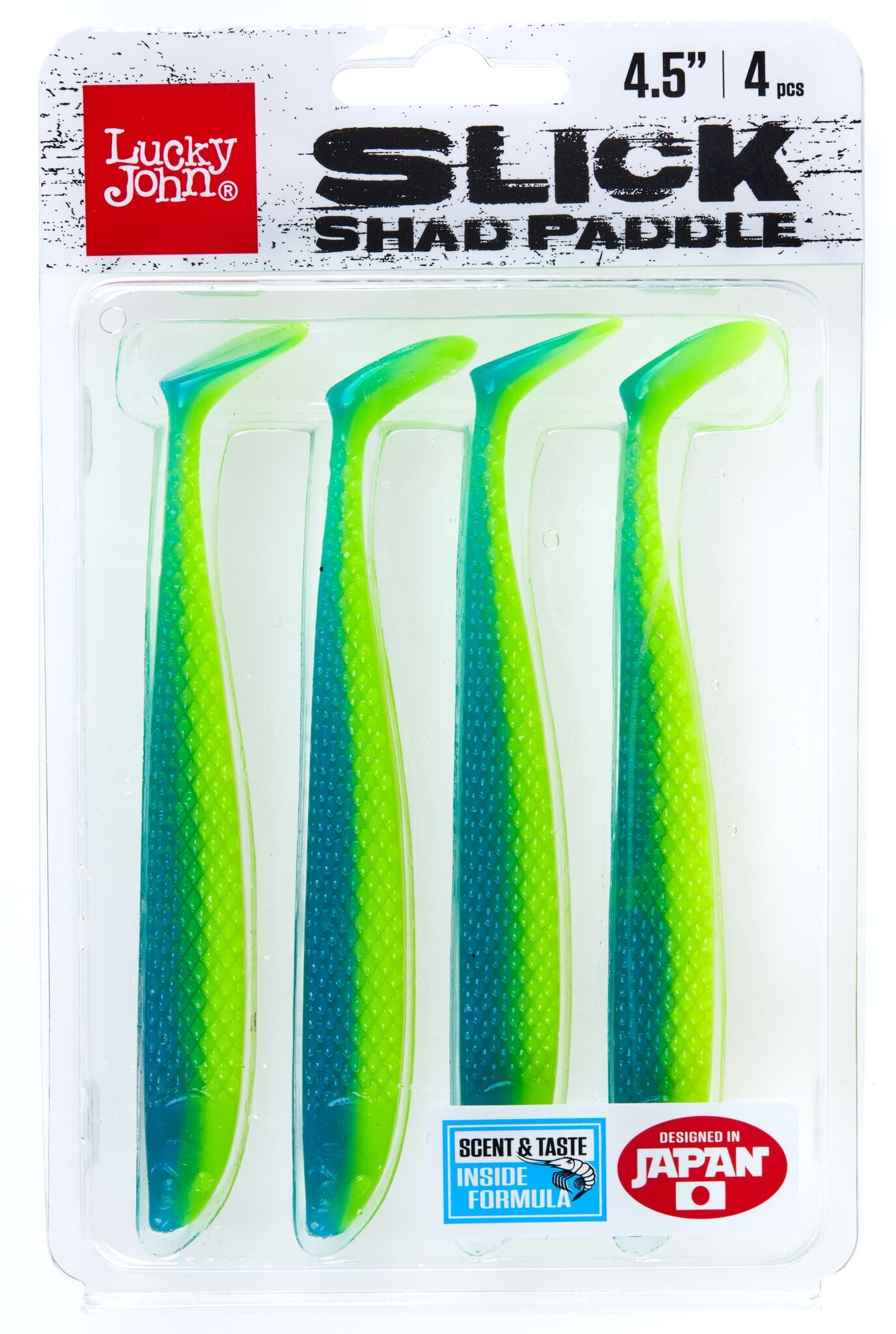 Силиконовая приманка Lucky John 3D Series Slick Shad Paddle 4.5in 11,4см / T57