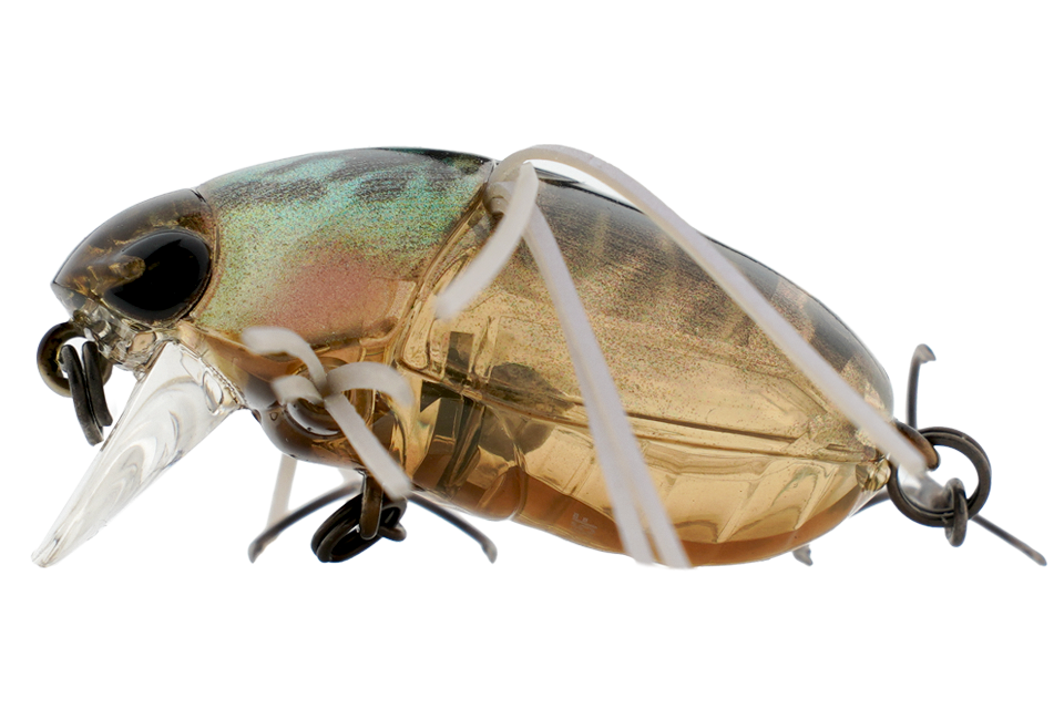 Воблер Jackall Chubby Bug 35 дл. 3.5 см, 3.7 гр., цв. clear brown kogane