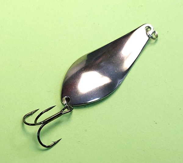 Блесна Нижегородская Атом-2 11гр цв. серебро-глянец