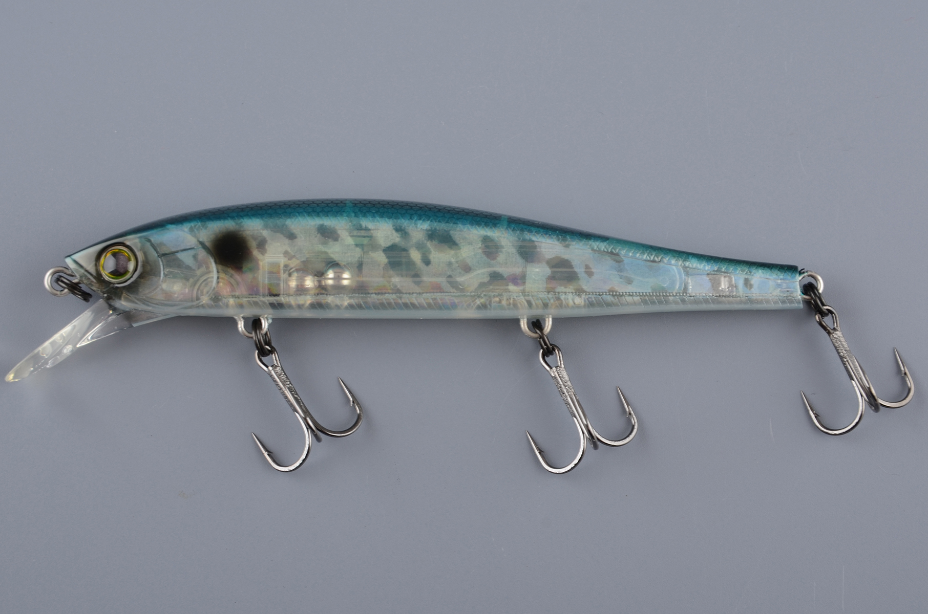 Воблер Yo-Zuri  R1361  Duel Hardcore Minnow Flat 110F 15гр, 0-1,5м. цв. GSSH
