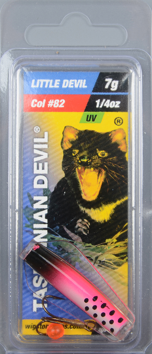 Блесна Wigston Lures Tasmanian Devil 7гр #82 Pink Bomber