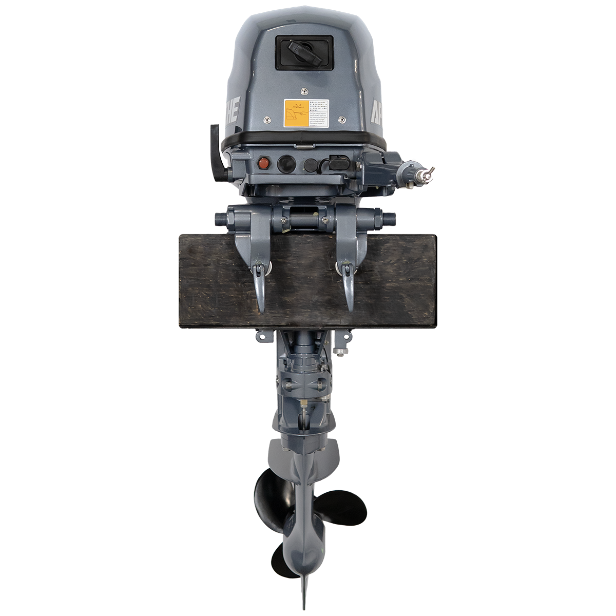 Лодочный мотор 2-х тактный Apache T 9.9 BS PRO с баком 24 л + винт 11 шага