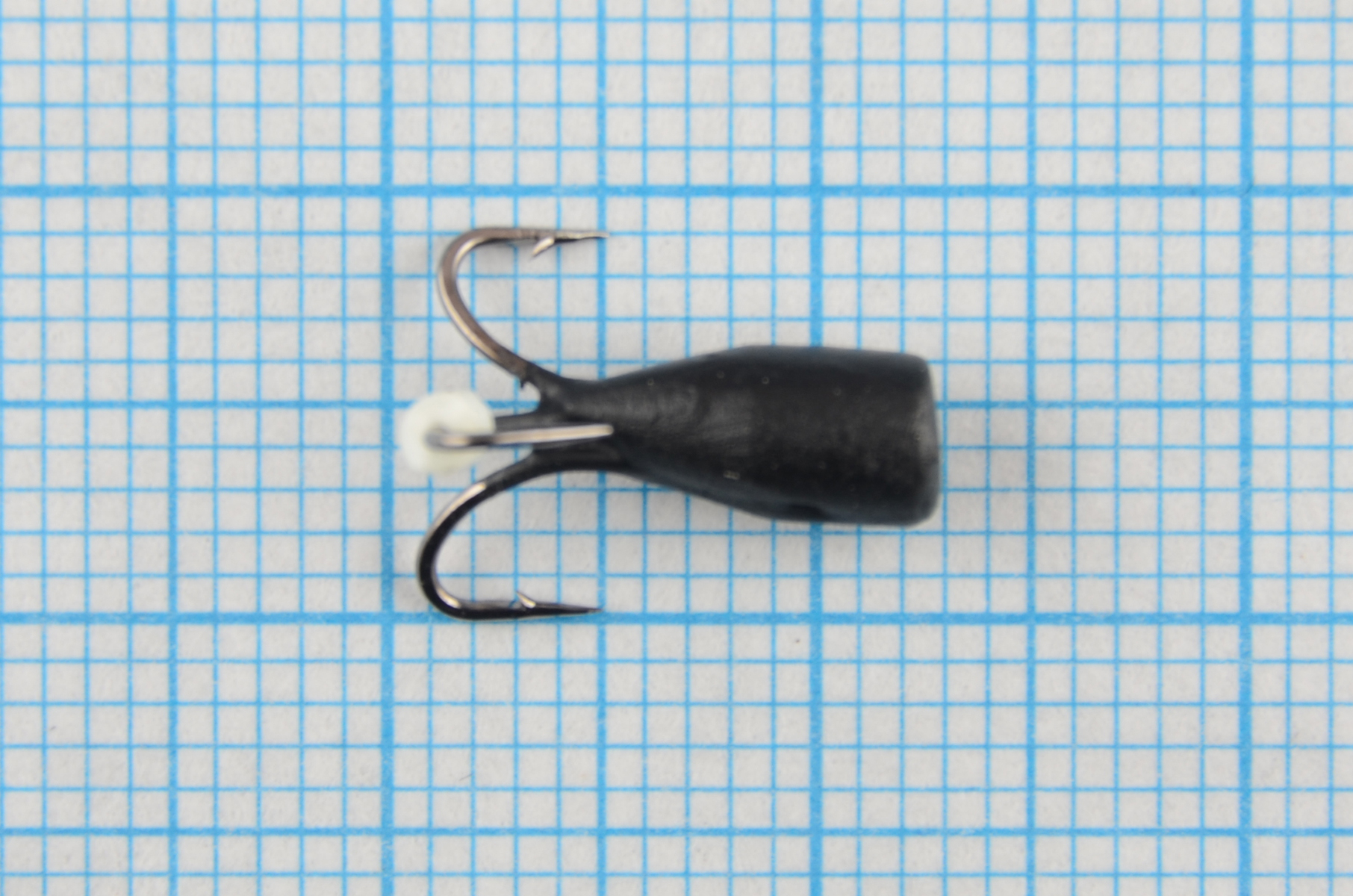 Мормышка Владимирский вольфрам Чертик Рязанский с отверстием без коронки 4мм 1,25гр