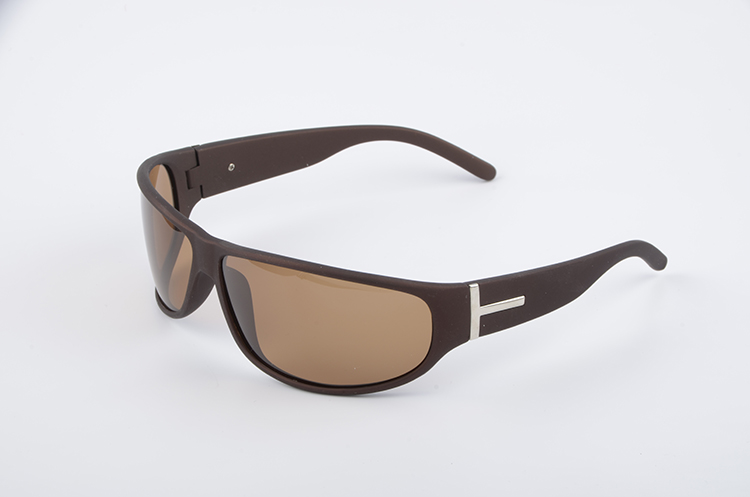 Очки No name поляризац (с чехлом и салфеткой) коричн./коричн./пласт. (3059)