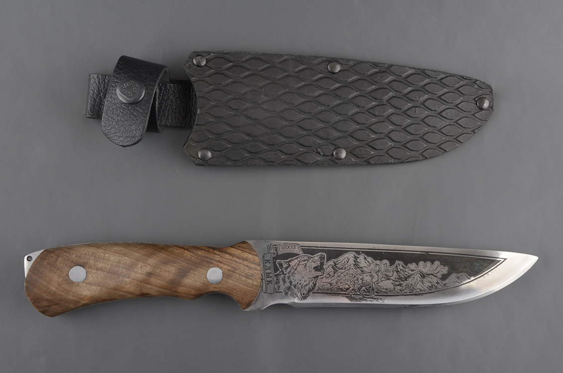 Нож No name Кизляр Клык дерев. ручка