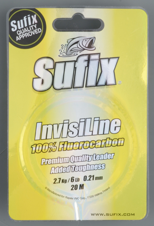 Леска Sufix Invisiline FC 100% прозрачная 20м 0,30мм  4,6кг