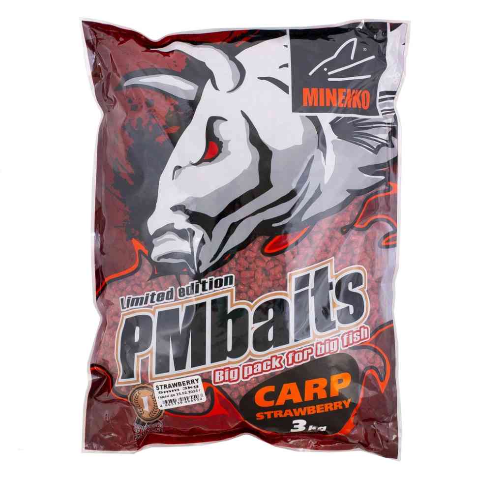 Пелец Minenko Big Pack 5мм, 3кг Клубника