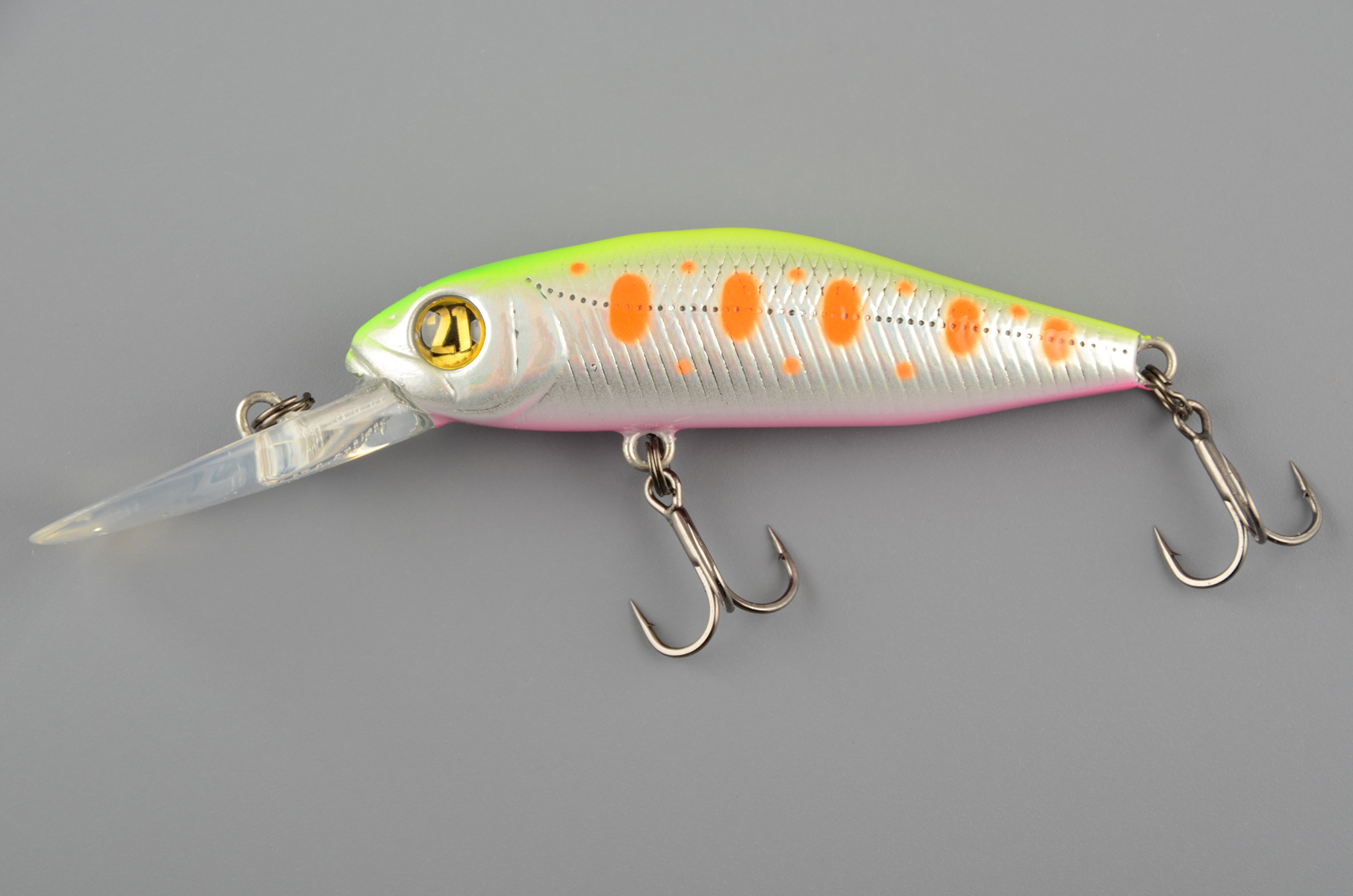 Воблер Pontoon 21 Crack Jack 58F-DR, 58мм., 5.4гр., погруж.2.3-2.5м., №A65