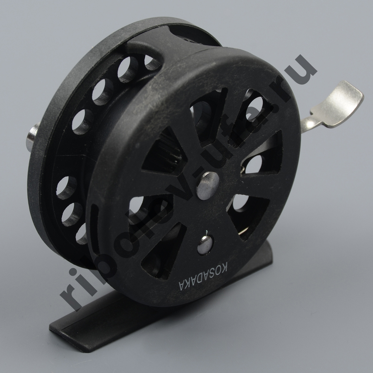 Катушка проводочная Kosadaka Explorer PM 60L универс. пластик. с рычаж. спуском под левую руку