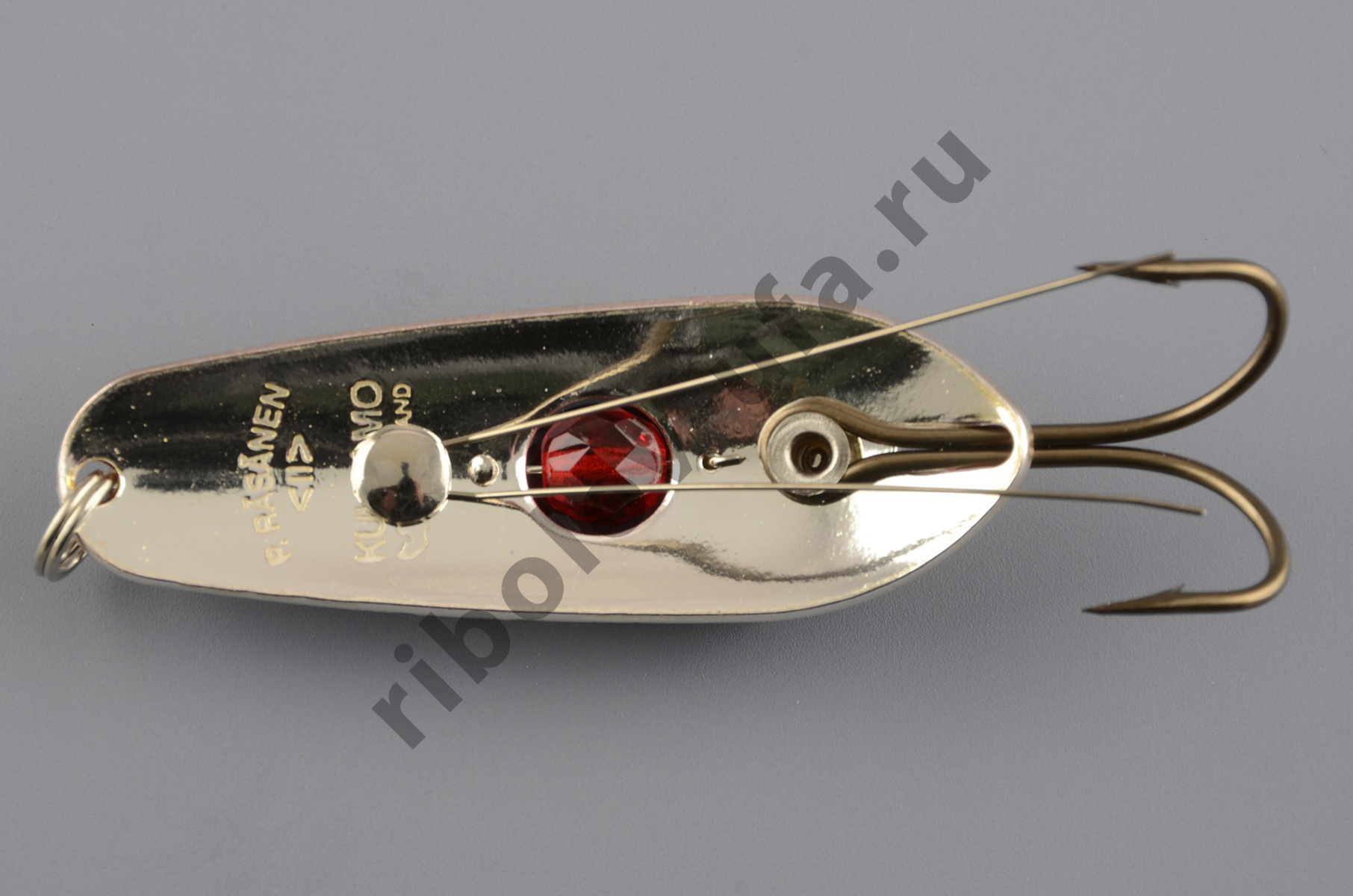 Блесна колеб. Kuusamo Rasanen 60/15 (бусина, незацеп.) BL/Ye-S