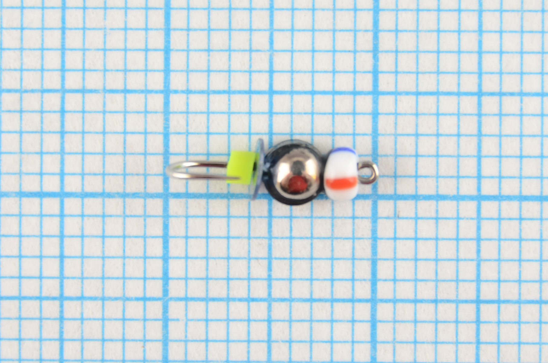 Мормышка Wormix точеная вольфрамовая Таблетка d=3 с серебряной коронкой арт. 3052