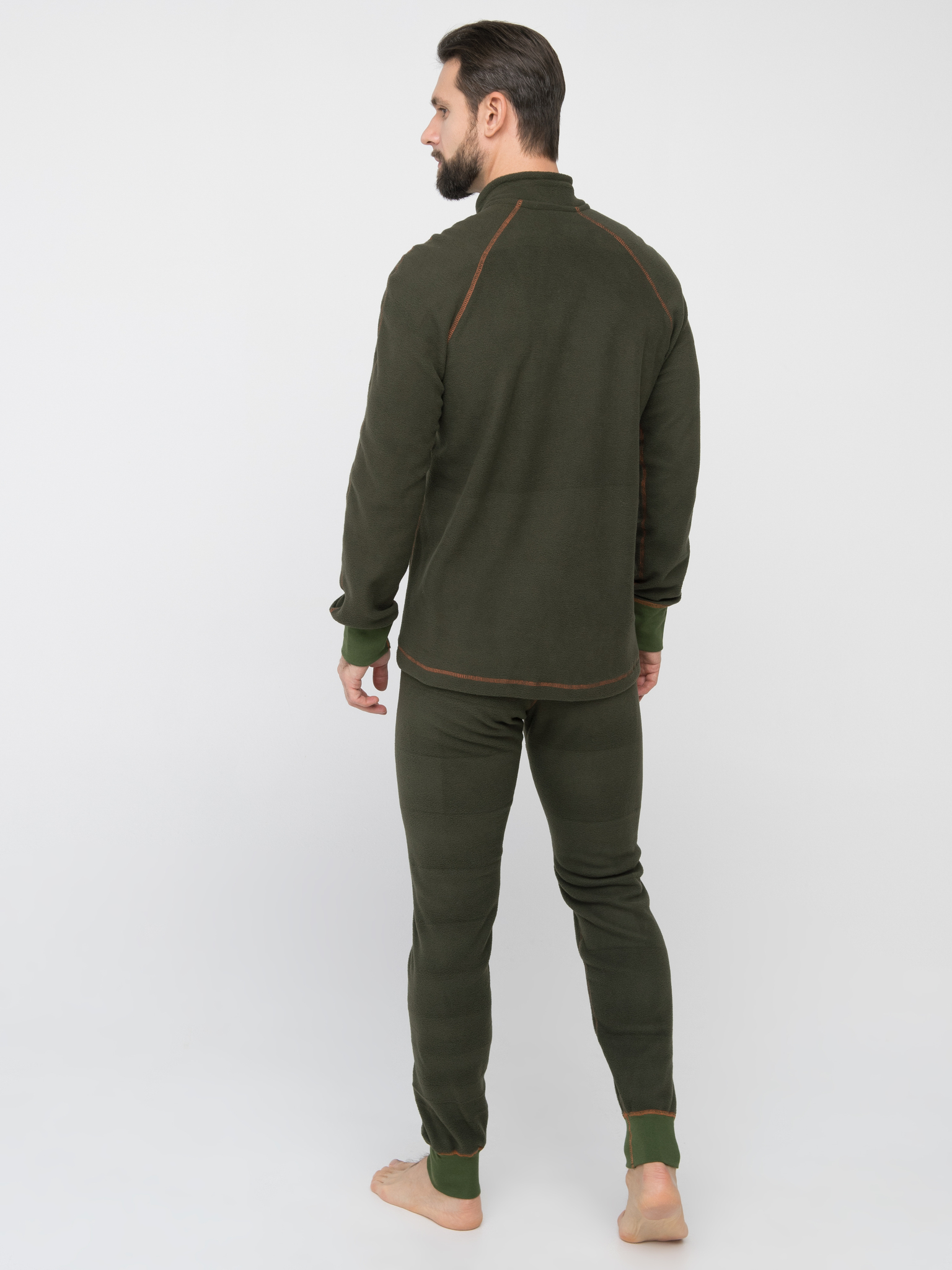 Термобелье Huntsman Thermoline ZIP цв.Хаки, ткань Флис р. 48-50 (L)