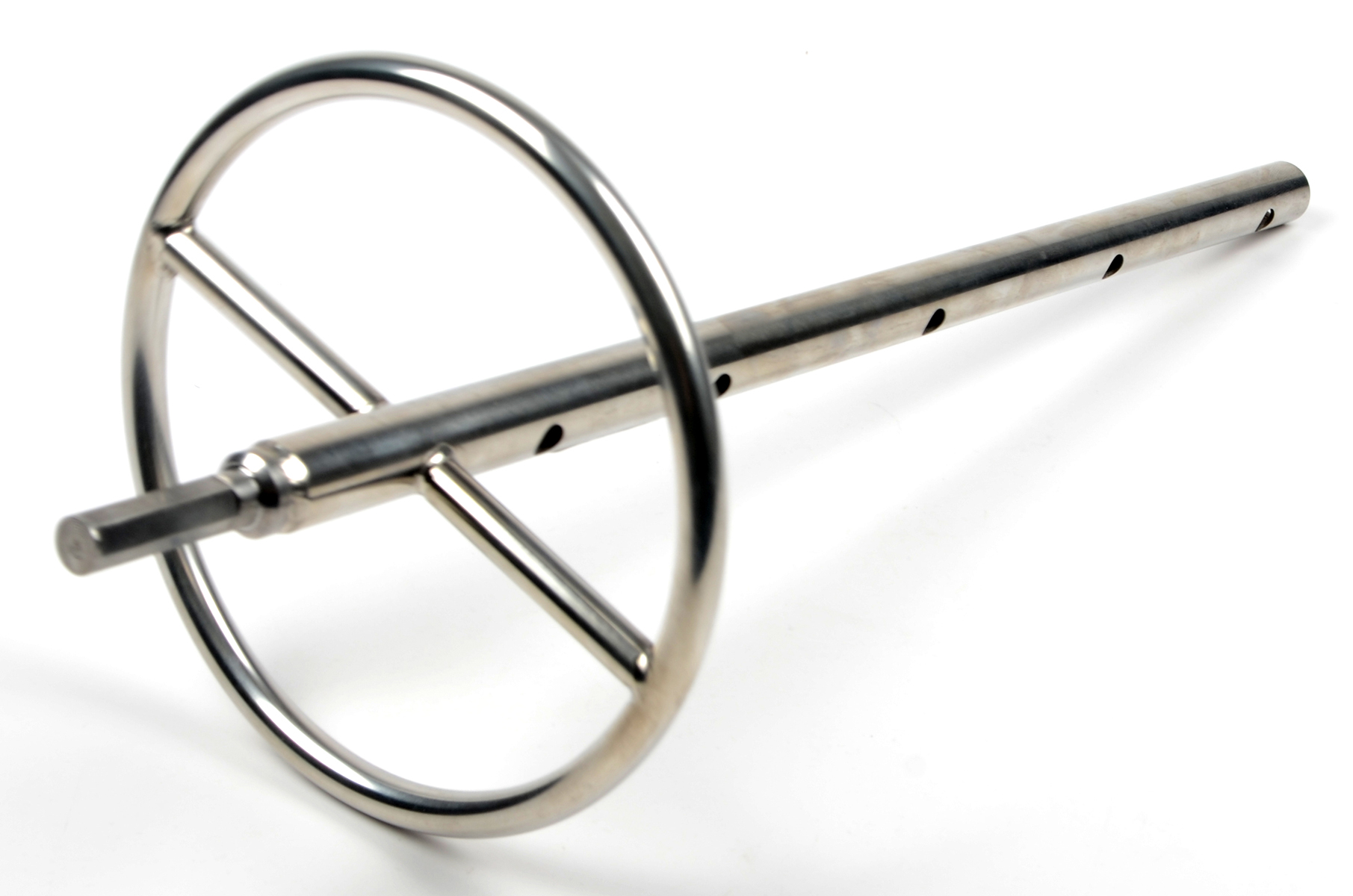 Адаптер Rod Stars 22 мм под шуруповерт с кругом  (нержавейка) 