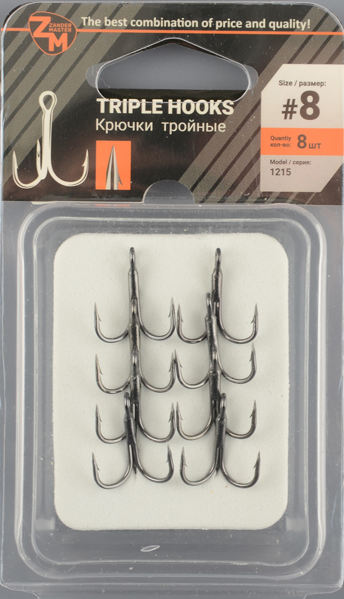 Крючок-тройник Zander Master Owner 1215-8