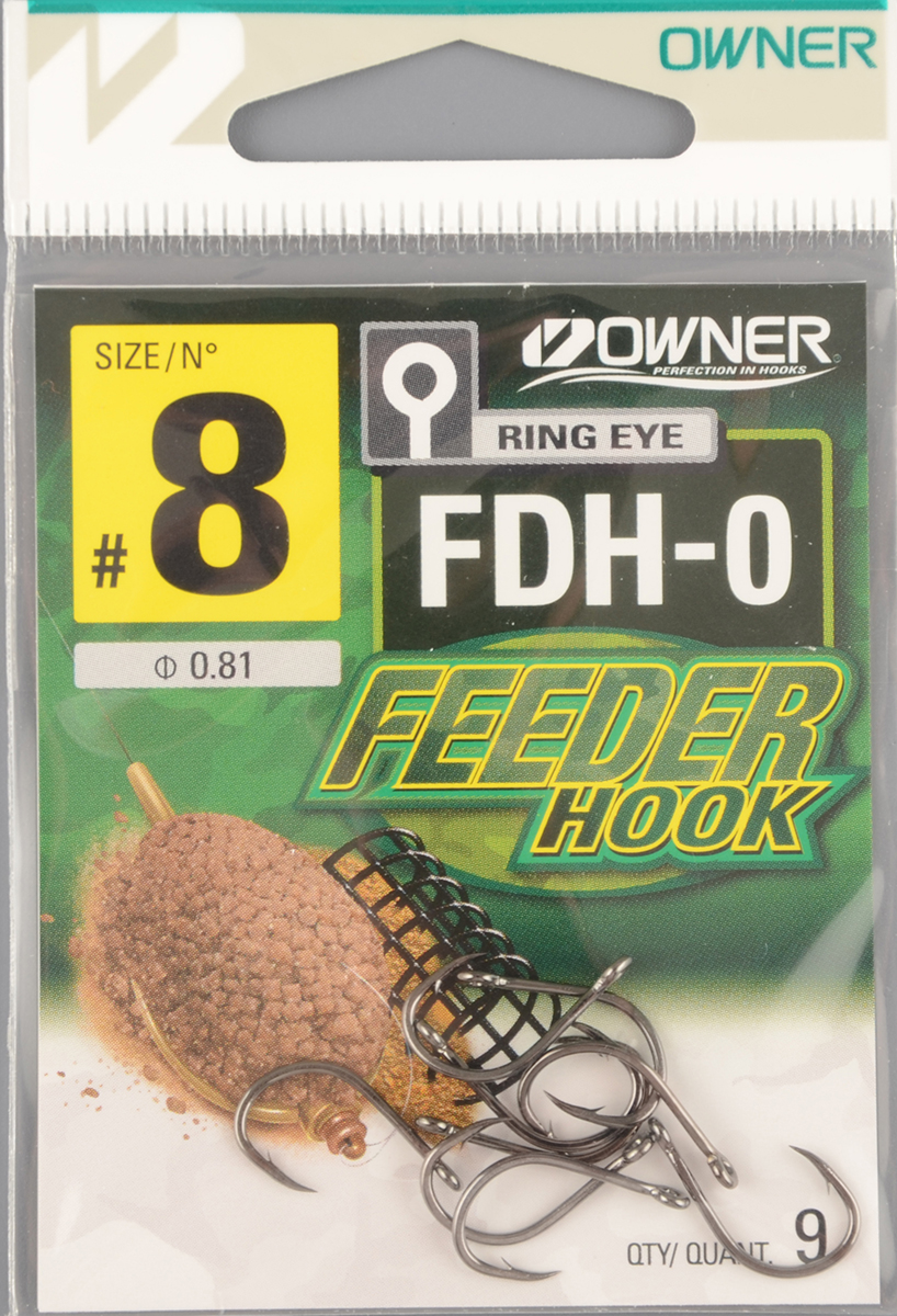 Одинарные крючки Owner 56940-08 Feeder Hook FDH-0