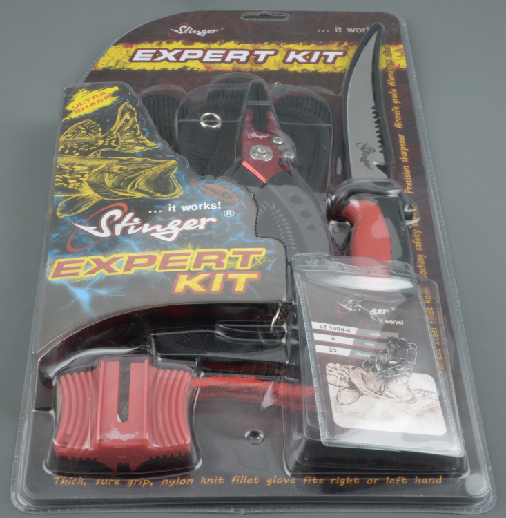 Набор инструментов  Stinger SACC-001KIT Expert Kit (нож+плоскогубцы+точилка)