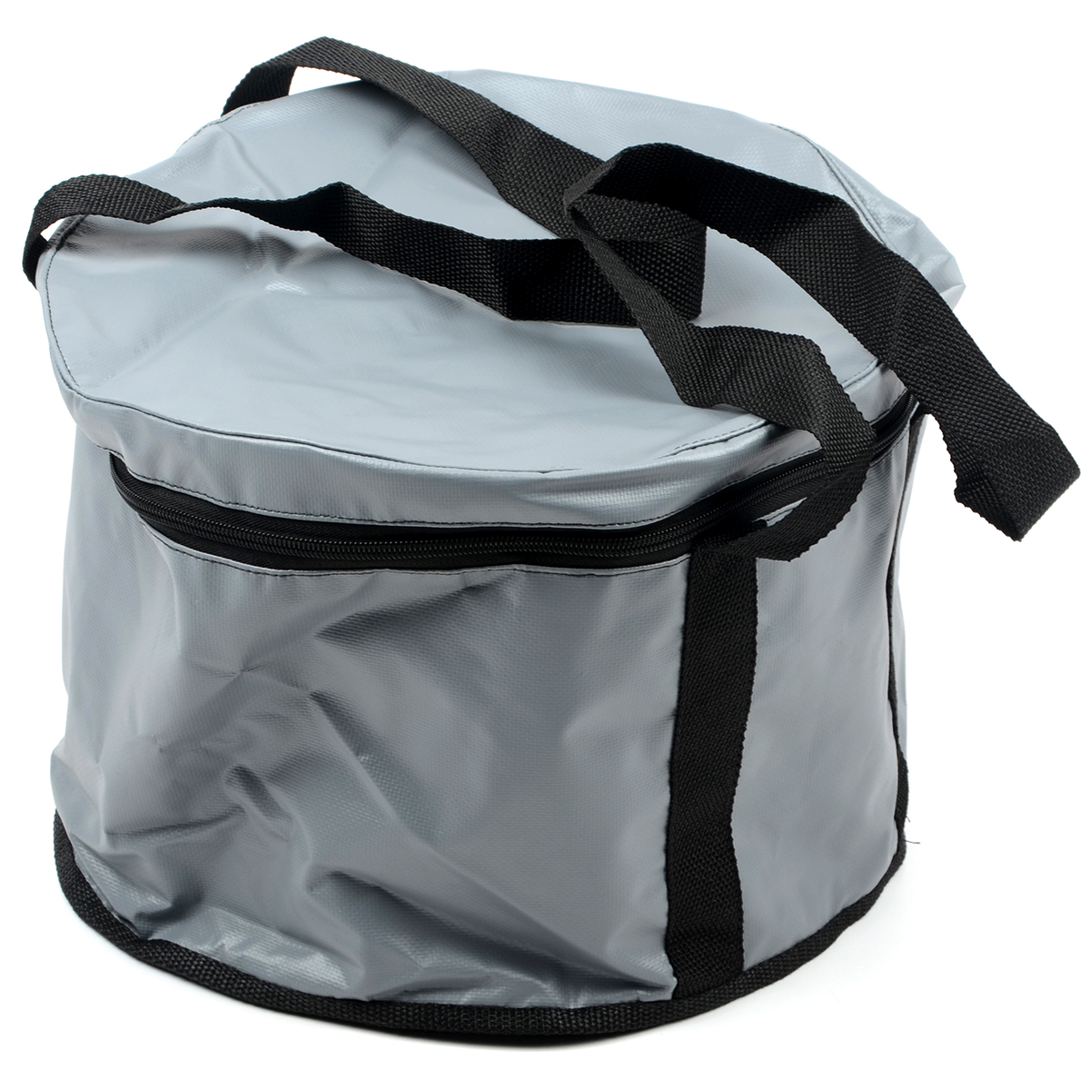 Ведро Перцев для замешивания прикормки 18 л с крышкой D5 см L 19 см цвет серый