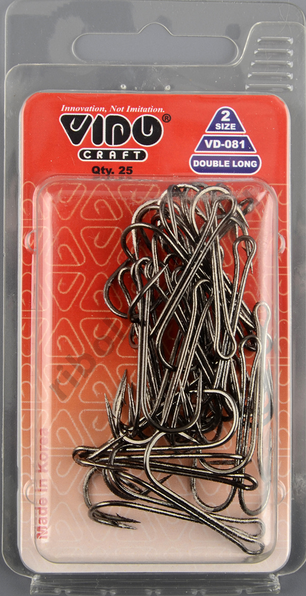 Крючок-двойник Vido Long Double Hook № 2 