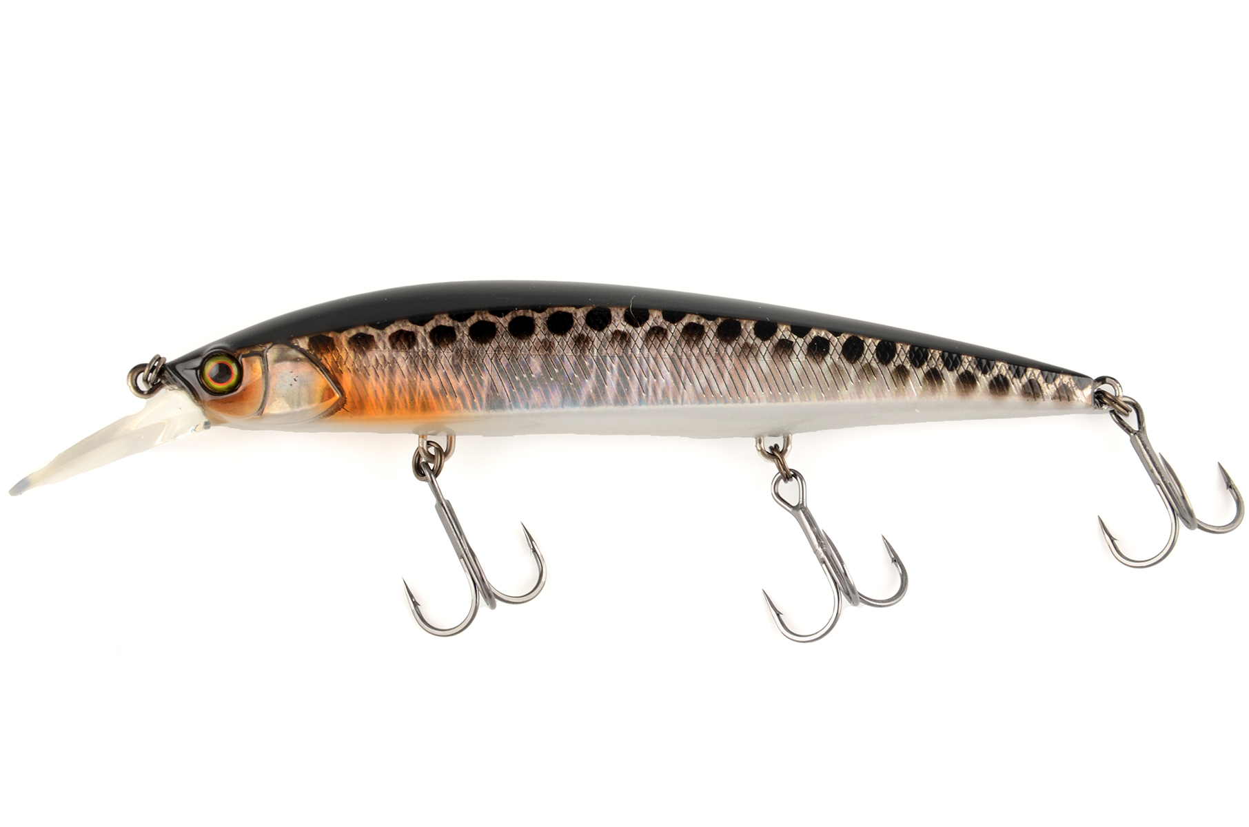 Воблер Jackall Rerange 110 SP MR 15.9гр 1,5-2,0м. цв. hl silver & black