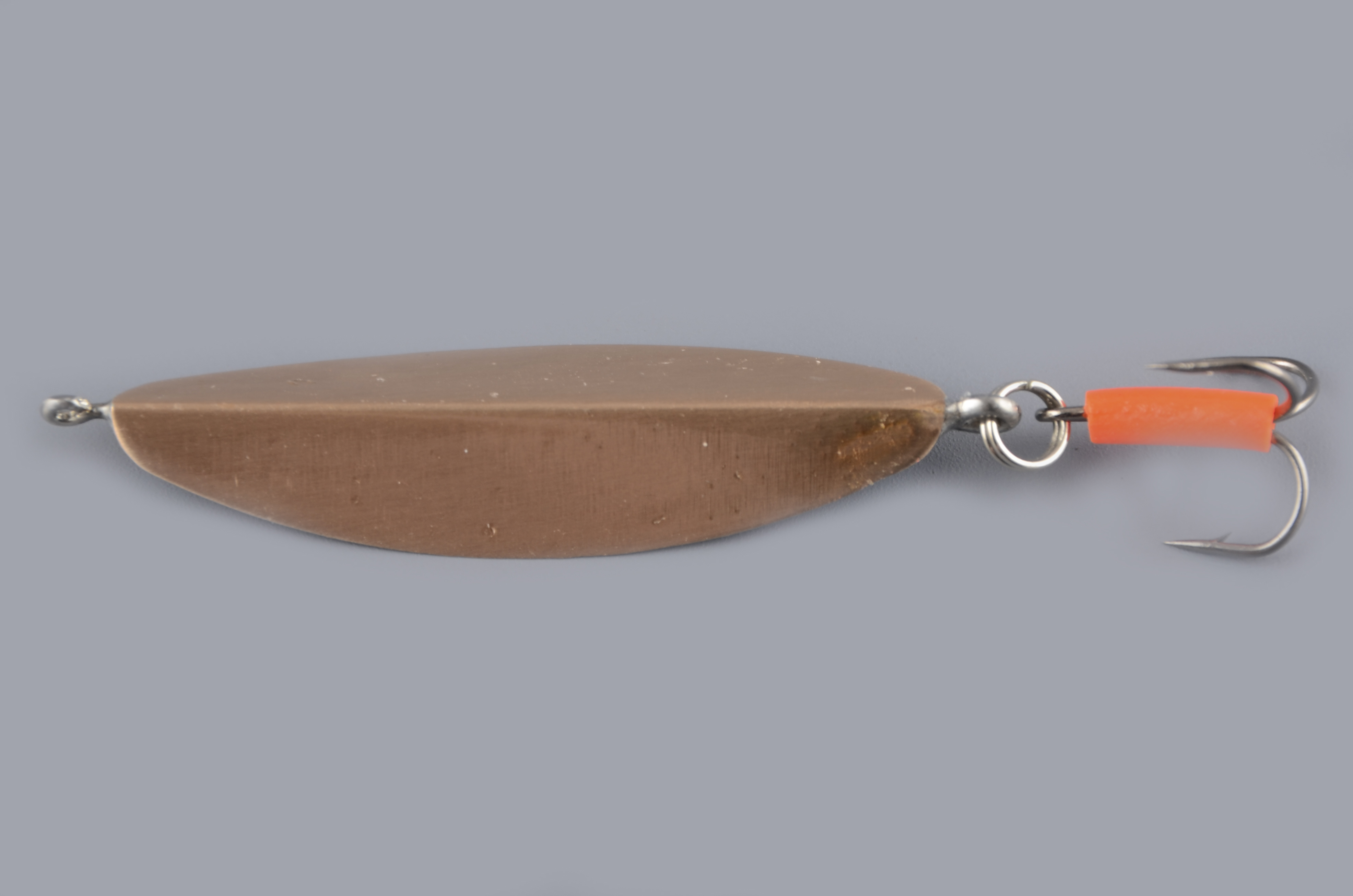 Блесна Курганская Маропедка №45 с тройником, 32мм 120° цв. медь