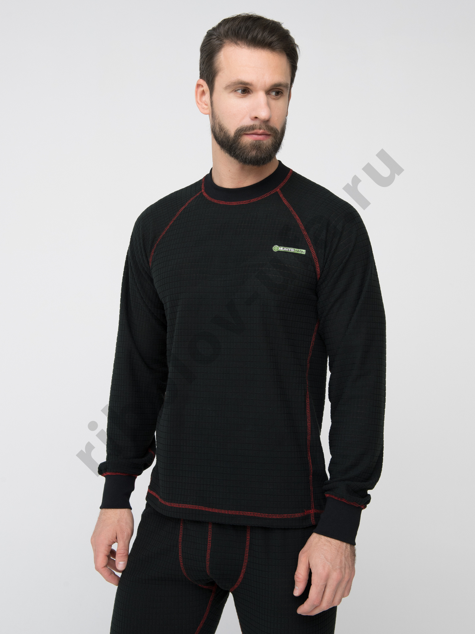 Нижний слой Huntsman Thermoline цв.Черный, ткань Флис Фактурный р. 48-50 рост L