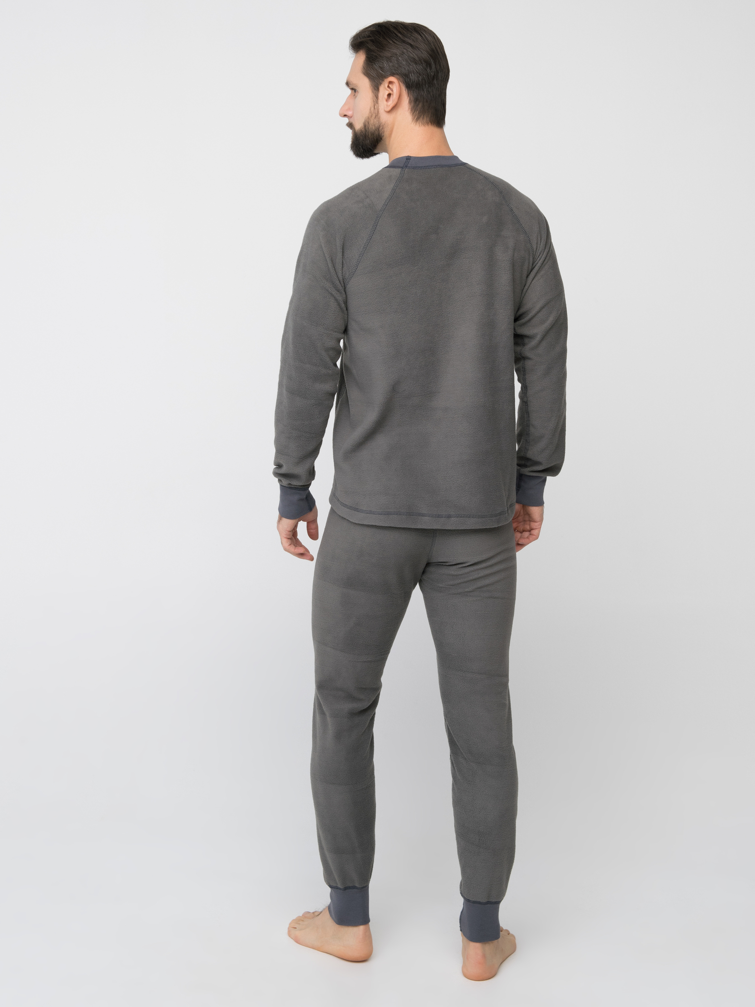 Термобелье Huntsman Thermoline цв.Серый, ткань Флис р. 48-50 рост L