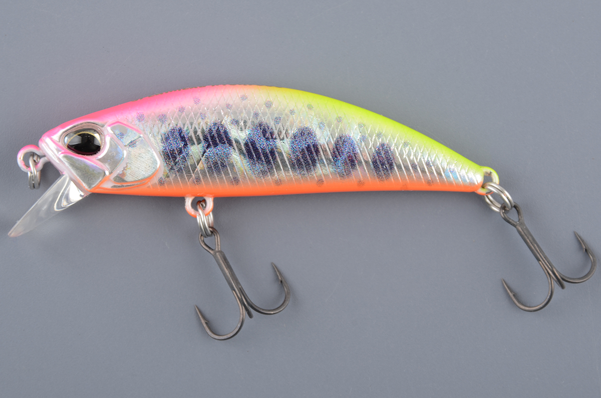 Воблер Duo Spearhead Ryuki 50S, 50mm., 4.5g., тонущ., # UV Pink Chart Yamame OB ADA4093