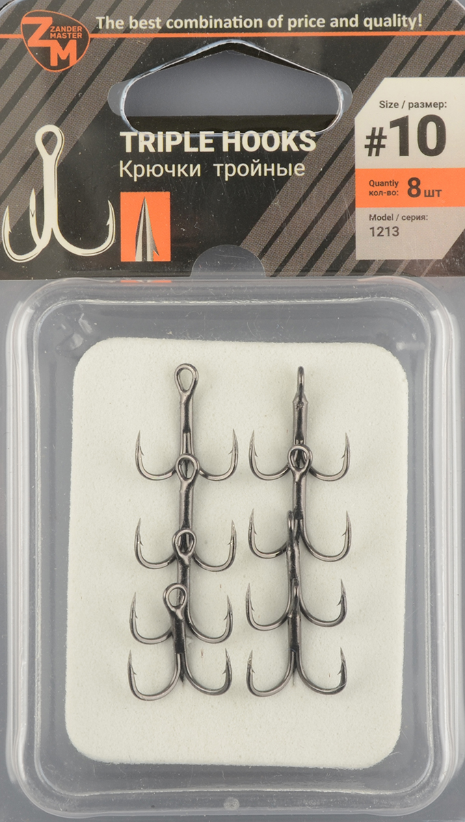 Крючок-тройник Zander Master Owner 1213-10