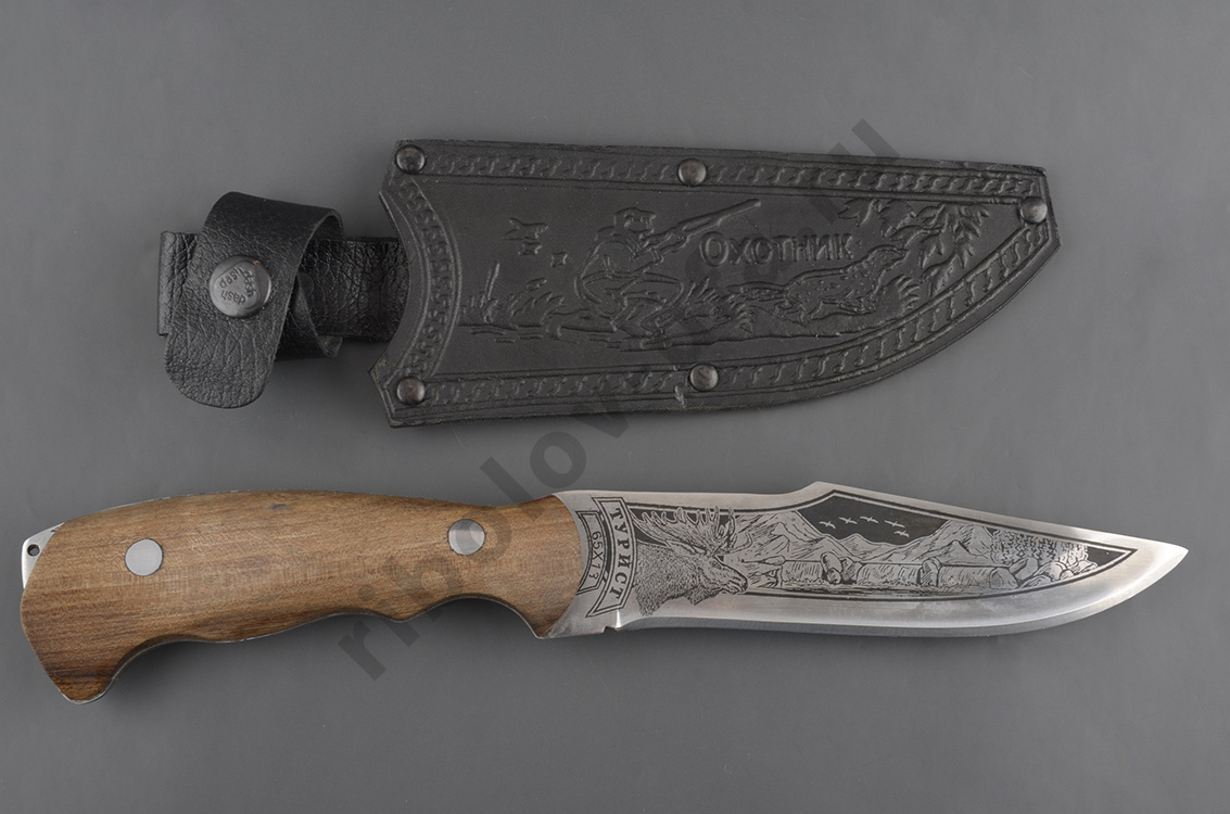 Нож No name Кизляр Турист дерев. ручка