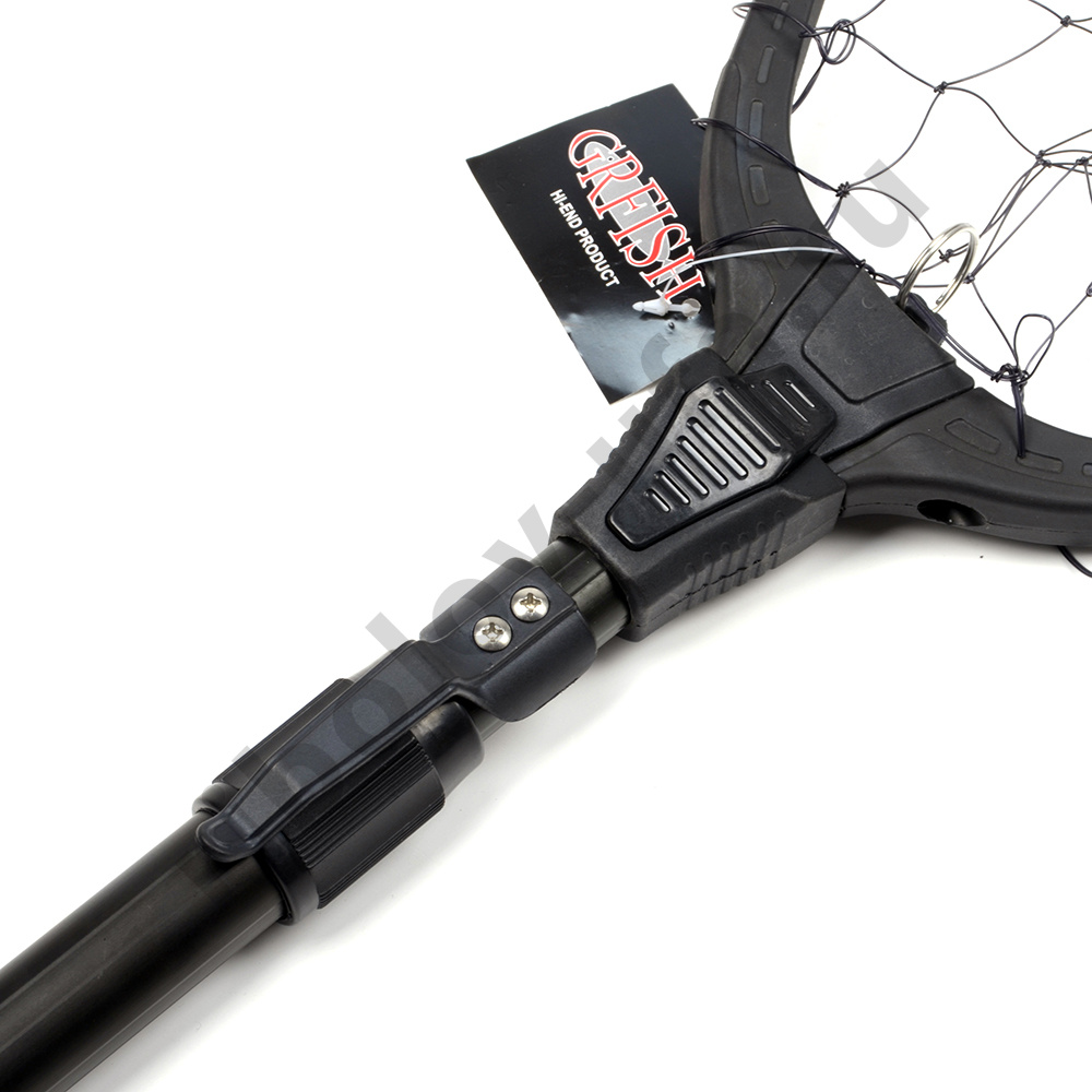 Подсачек Grfish телескоп. Delux,  1,9м, 70х70см, нейлон, яч.30мм