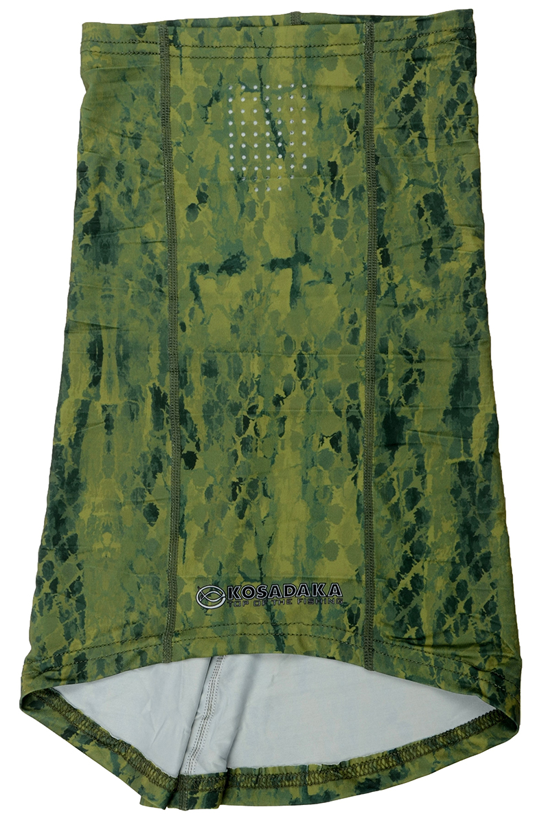 Маска бафф Kosadaka Ice Silk Sunblock UV защита, цв. Khaki Snake