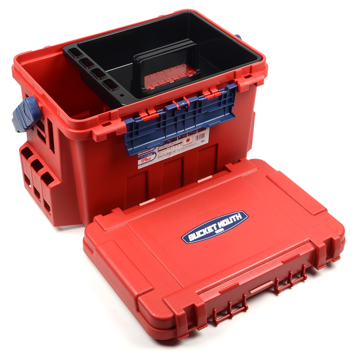Ящик рыболовный Meiho Bucket Mouth 540х340х350 BM-9000 red