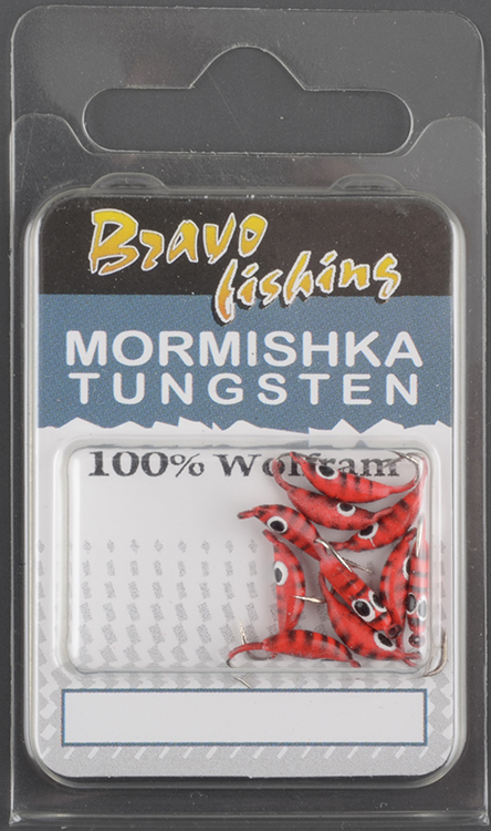 Мормышка вольфрам Bravo Fishing Супер банан с ушком крашенный 2,5 мм 0,68 гр., 111
